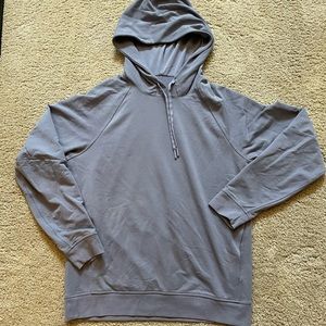 Lululemon men’s blue/grey city sweat hoodie size M.